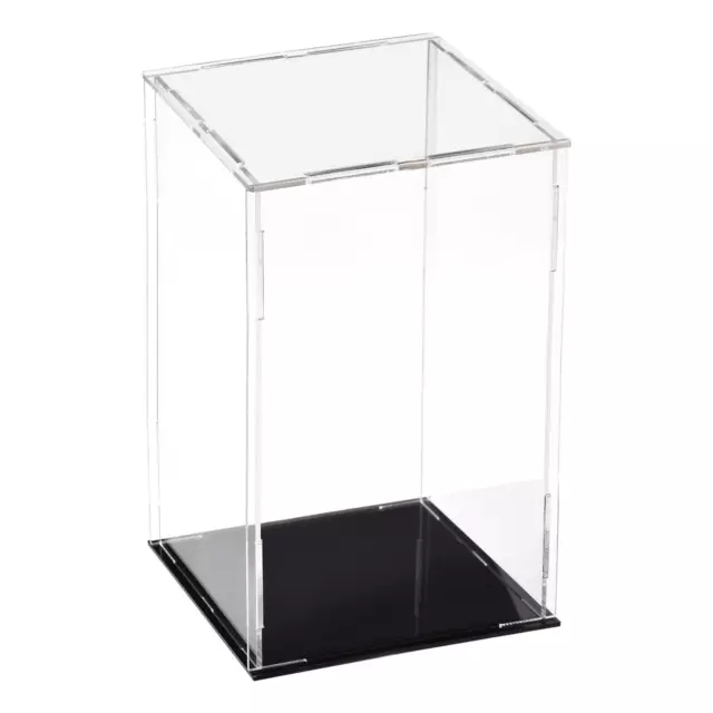 Acrylic Clear Display Case Box Dustproof Protection Showcase 10x10x20cm