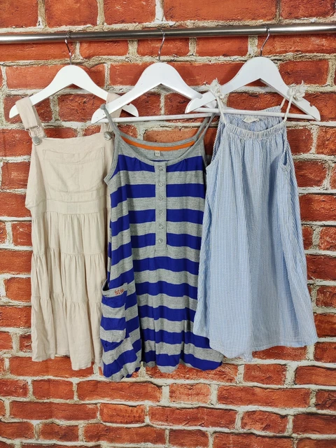 Girls Bundle Age 6-7 Years Fatface Zara H&M Summer Dress Pinafore Kids Set 122Cm