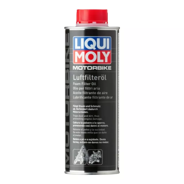 Luftfilteröl LIQUI MOLY 1625 Motorbike Luftfilteröl Foam Filter Oil 500 ml