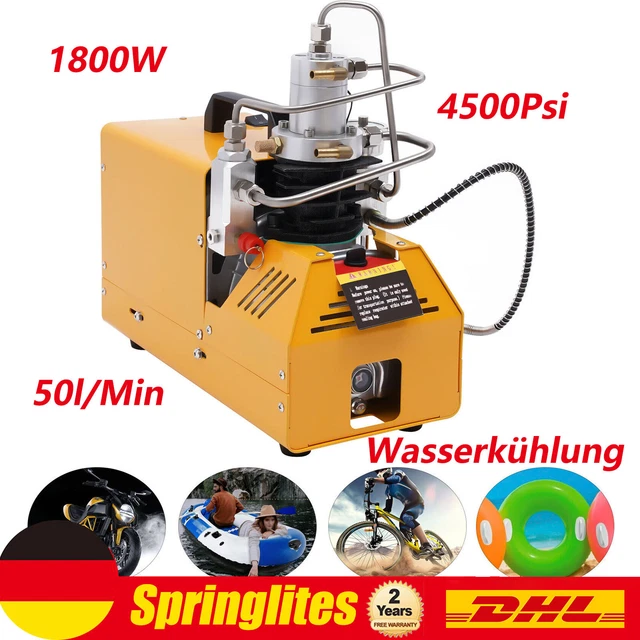 Compressore ad alta pressione 300BAR PCP Inflator Compressore Ideale per Fucile ad Aria 50 L/min