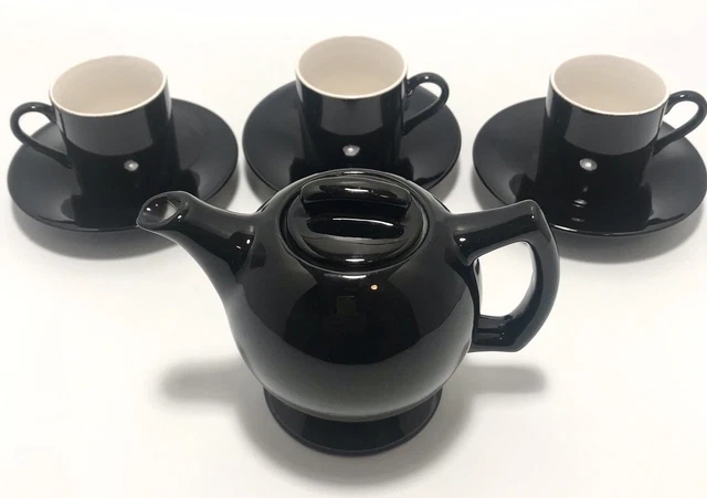 OPCO Teapot, Cups, SANTE FE Railroad EL Capitan Dining Car Fred Harvey