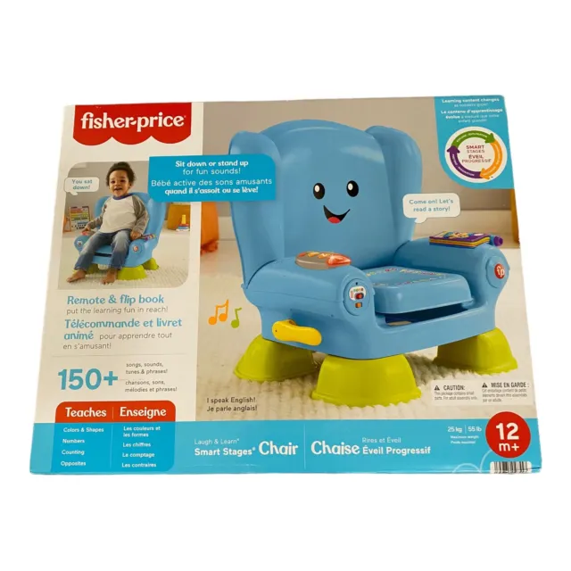 FISHER-PRICE LAUGH & Learn Smart Stages Chair with Lights and Sounds ...
