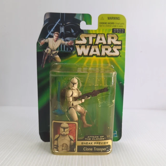 STAR WARS ATTACK Of The Clones Ep.ii Clone Trooper Sl08 Hasbro New