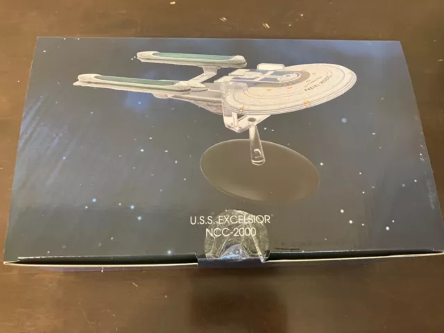 Eaglemoss Star Trek USS Excelsior NCC-2000 XL Model with Magazine