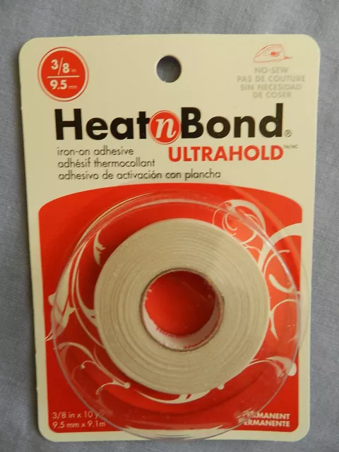 Heat n Bond Ultrahold Double Sided Iron-on Adhesive - 3/8" x 10 yds - HeatnBond