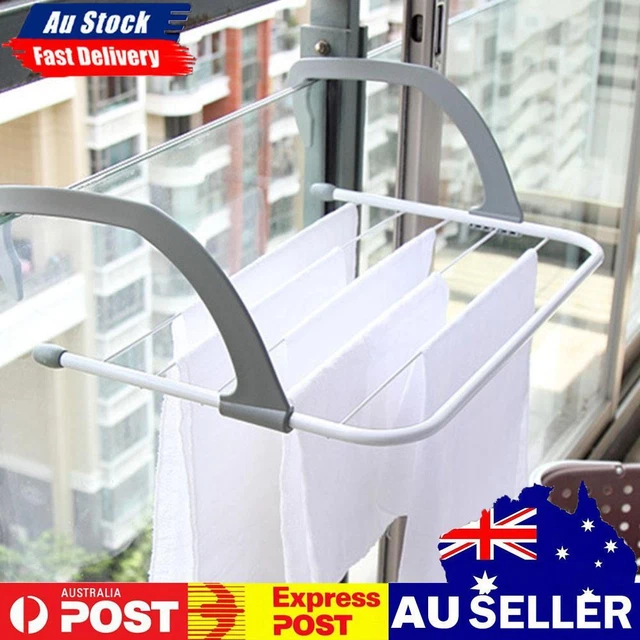 BALCONY TUMBLE DRYER Portable Towel Rack Extendible Shoe Rack for