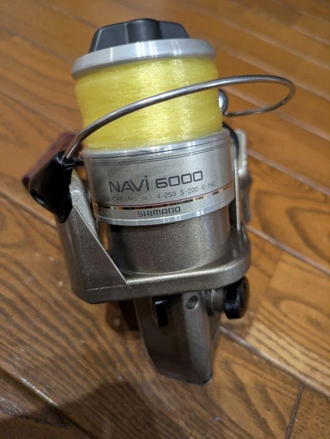 SHIMANO NAVI 6000☆ Shimano navi 6000PG NAVI spinning reel fishing gear USED