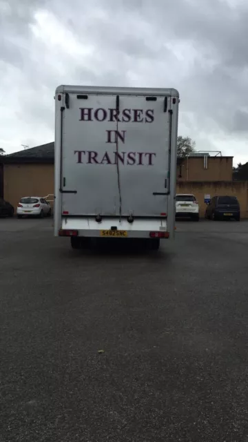 horsebox 7.5 ton leyland DAF, silver,  1998, MOT until September 2023.   3