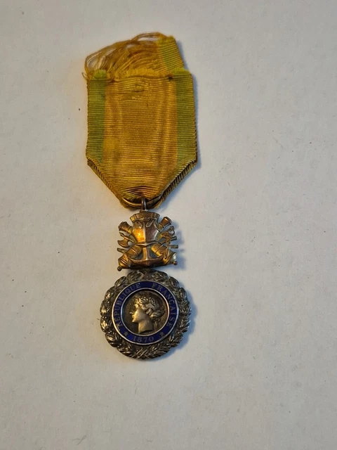 Frankreich, Troisième République, Valeur et Discipline, Medaille, 1870