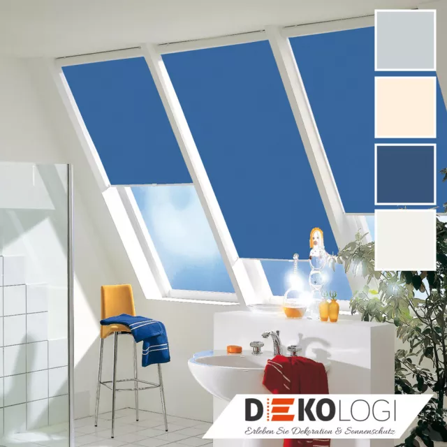 ROLLO FÜR VELUX Dachfenster Abdunkelung Sichtschutz Hitzeschutz VL VKU