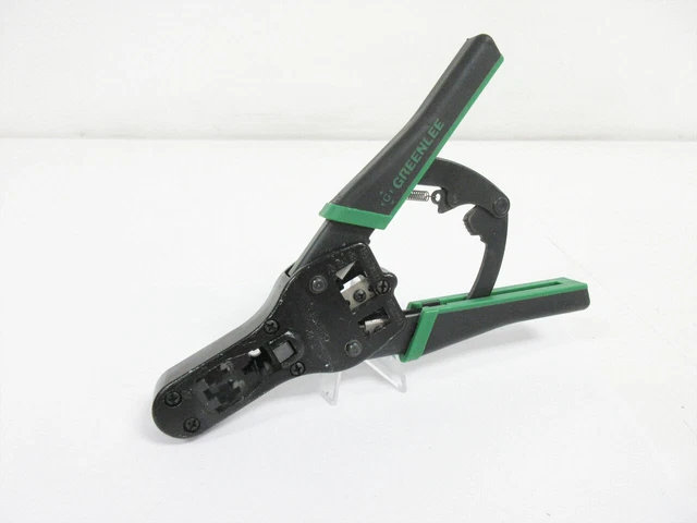 Greenlee 45575 Telephone Ratchet Crimper For 4-, 6- & 8-Position Modular