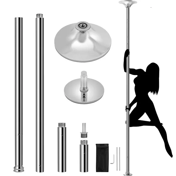 Pole Dance Stange 45 mm Tanzstange 216,5-275 cm Höhenverstellbar Stangentanz-Set