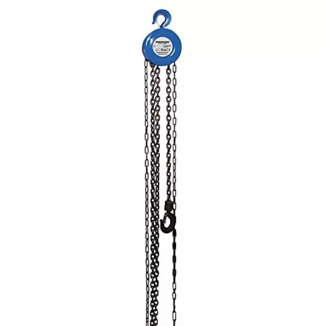 (TG. 1000 kg/2.5 m Lift Height) Silverline 633705 Paranco a catena - NUOVO