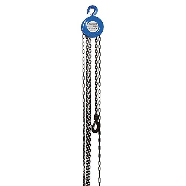 (TG. 1000 kg/2.5 m Lift Height) Silverline 633705 Paranco a catena - NUOVO