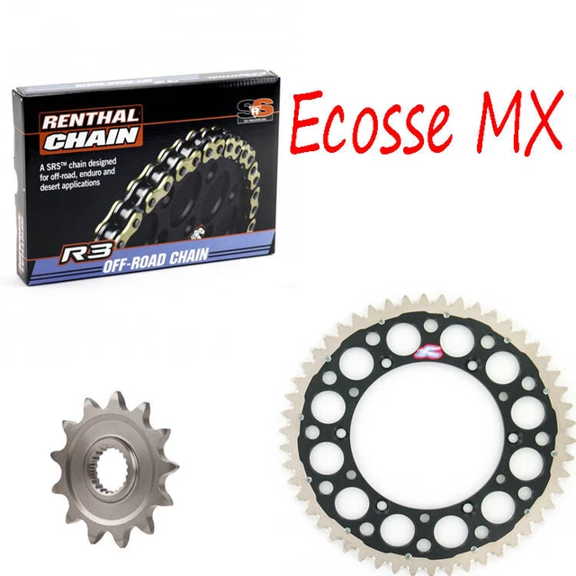 YAMAHA YZ426F WR426F Renthal Gold R3 Oring Chain Twinring Sprocket Kit ...