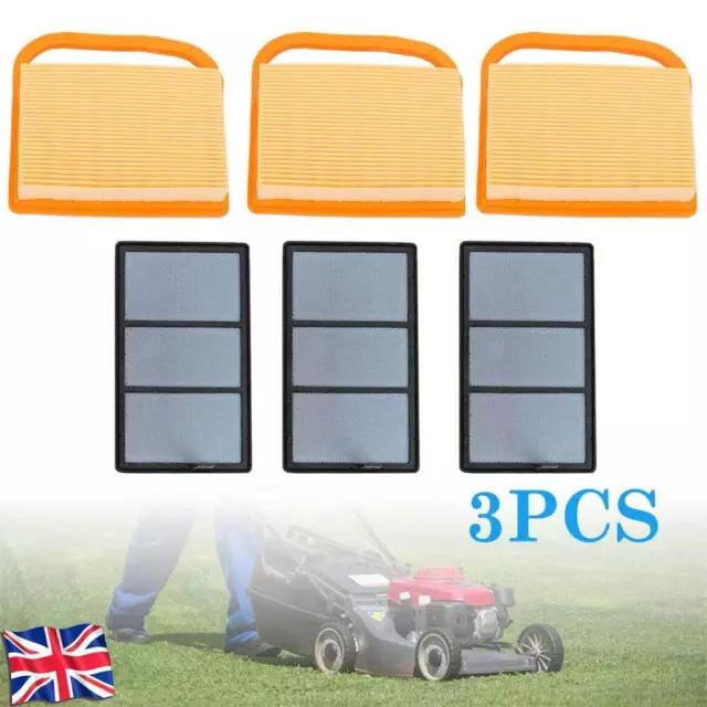 Pack Of 3 Air Filter+ Additional Filter For Stihl TS410 TS420 #4238 140 4401 UK