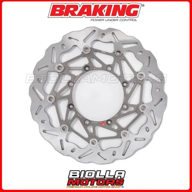 Wk087L Disco Freno Anteriore Sx Braking Husqvarna Smr 511 2011 - 2012 Wave Flott