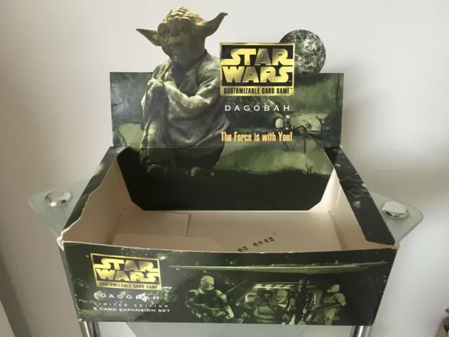 Star Wars CCG Decifratore Dagobah Limitato VUOTA Booster Display Box Vuota SWCCG