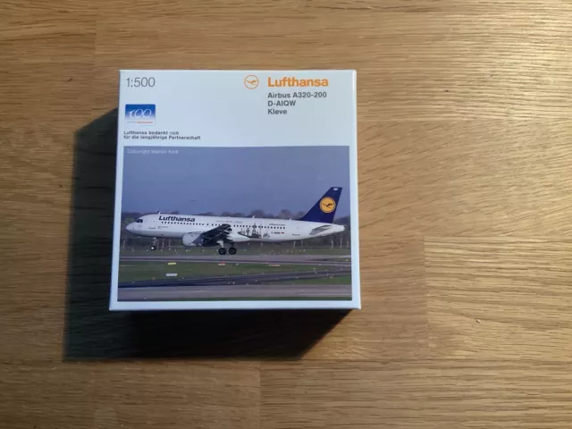 Herpa Wings 1:500 520843 Airbus A320-200 Lufthansa - Kleve