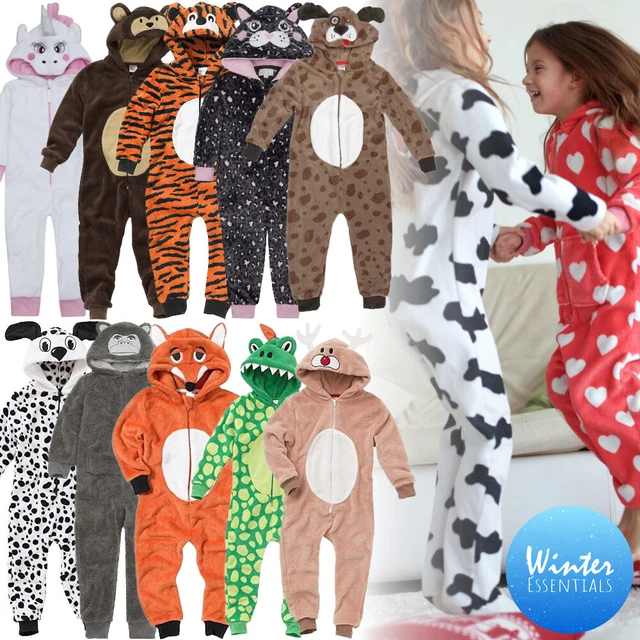Kids 1Onesie Kids All In One Pyjamas All In One Sleepsuits Kids All In One PJ'S