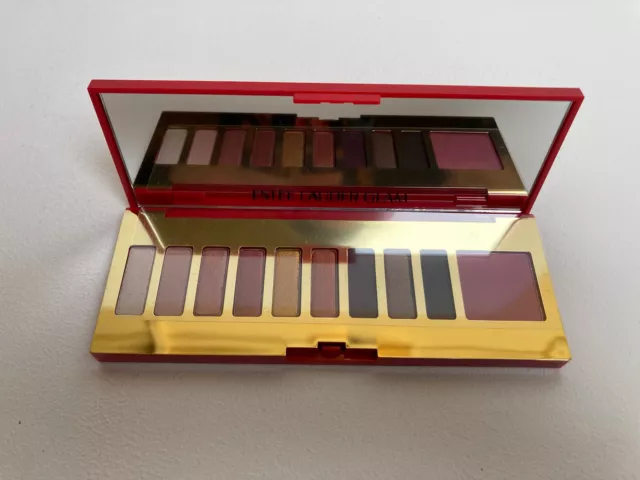 New Estée Lauder Pure Colour Envy Eye and Cheek Palette - Glam, Red/Gold Compact