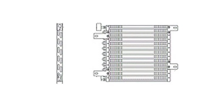 Fits a 1999-2006 Isuzu W3500 W4500 Series Condenser