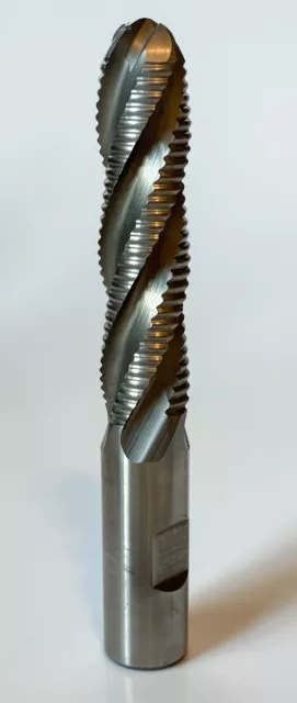 CONTROX HSS COBALT ROUGHING END MILL 3/4 x 3/4 x 3 x 5-1/4  4-FLUTE LIGHTLY USED