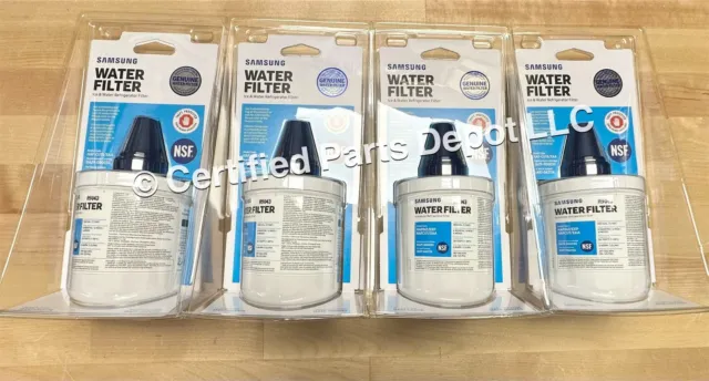 4 Pack GENUINE OEM SAMSUNG Water Filter DA29-00003G DA97-06317A, HAFIN2, HAFCU1