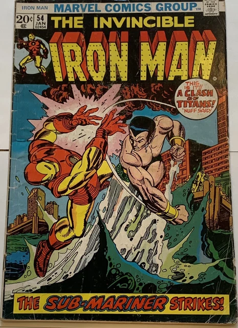 INVINCIBLE IRON MAN # 54 MARVEL COMICS January 1973 MOONDRAGON 1st APPEARANCE