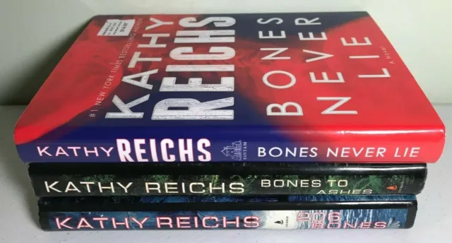 Lot 3 romans policiers : Bones Never Lie, Ashes, 206, Kathy REICHS, couvertures rigides, HB/DJ 2