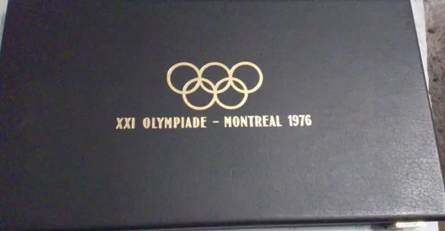 XXI. Olympiade Montreal 1976 Komplett Satz Silbermünzen 925er In Etui, Sehr Gut