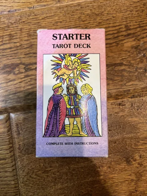 Vintage 1980's Starter TAROT Fortune Teller Card Deck COMPLETE WITH INSTRUCTIONS