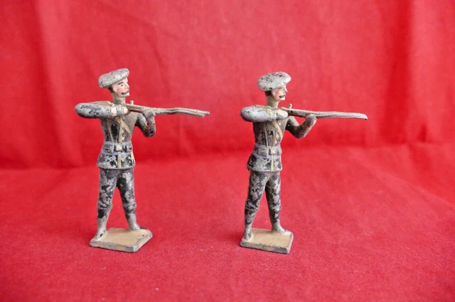 Anciens Soldats De Plomb CBG Mignot - Chasseurs Alpins Au Pas