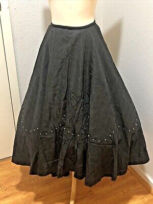 Vintage1950's Swing Skirt with Crystal Accents Handmade