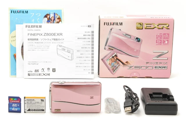 FUJIFILM FINEPIX Z800EXR Pink 12MP Compact Digital Camera