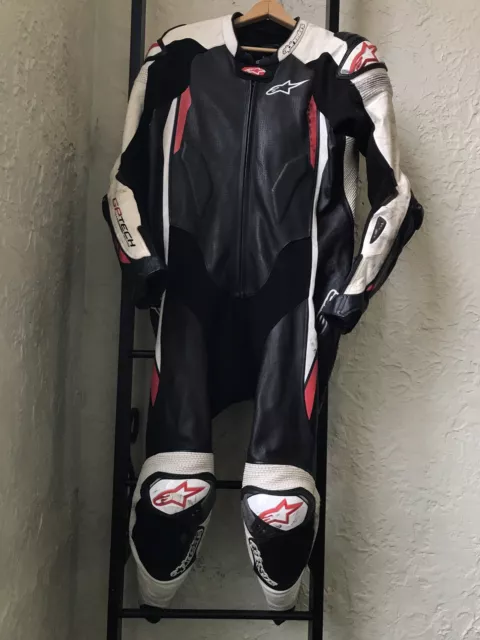 ALPINESTARS GP Tech V2 Motorcycle Racing Leathers Track Day Racing Suit Eu 58/48