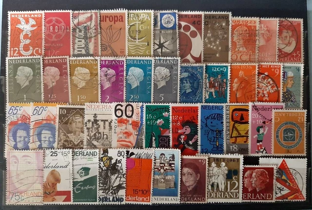 Niederlande 03- großes Lot Briefmarken gestempelt 