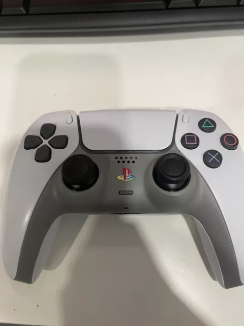 Custom Retro PS5 Controller PSX Grey/White Playstation 5 DualSense Wireless pad