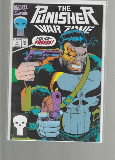 🔥🔑PUNISHER WAR ZONE#7 1992  1st Appearance Lynn Michaels/Female Punisher NM9.6
