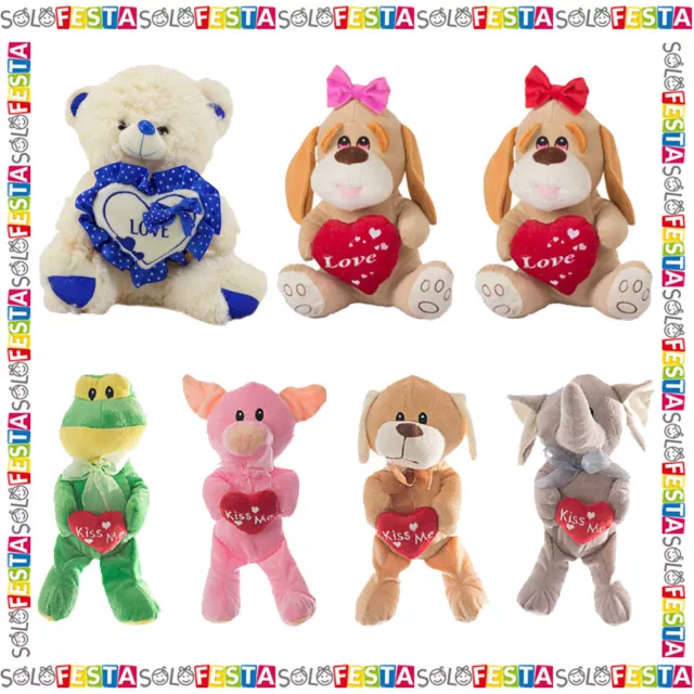 PELUCHE SAN VALENTINO Regali Pupazzi Regalo Animale Amore Per Idea