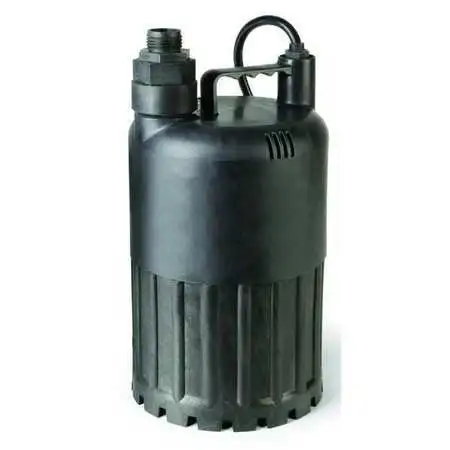 Dayton 3Yu55 1/4 Hp 1-1/4" M Plug-In Utility Pump 120V Ac No Switch Included