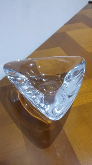 Très Joli Vide Poche Triangulaire En Cristal