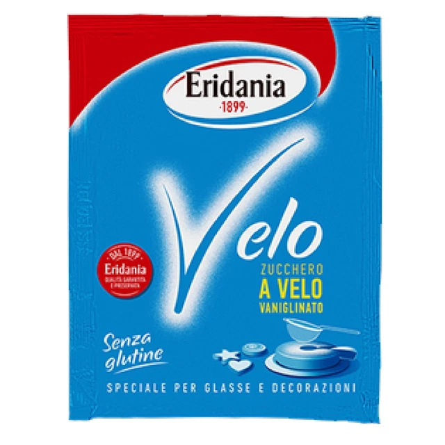 Zucchero a Velo Vaniglinato Eridania Senza Glutine Busta da 125 g
