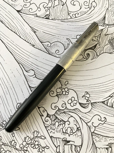 Stylo Plume Waterman Idéal - Plume En Or 18 Carats (750), Occasion, Fabrication Française