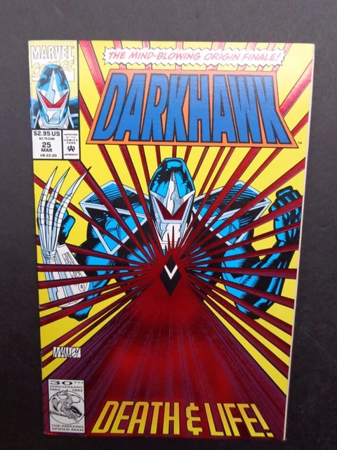 Darkhawk #25 VF/NM 1993 Foil Cover High Grade Marvel Book