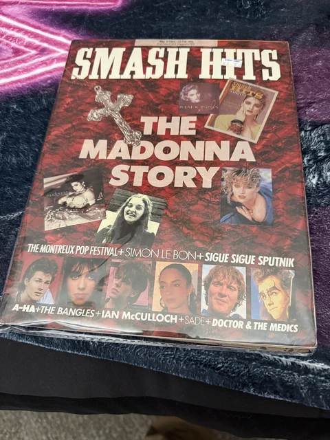 MADONNA SMASH HITS Magazine Good ++ Condition Awesome Pics And Info ...