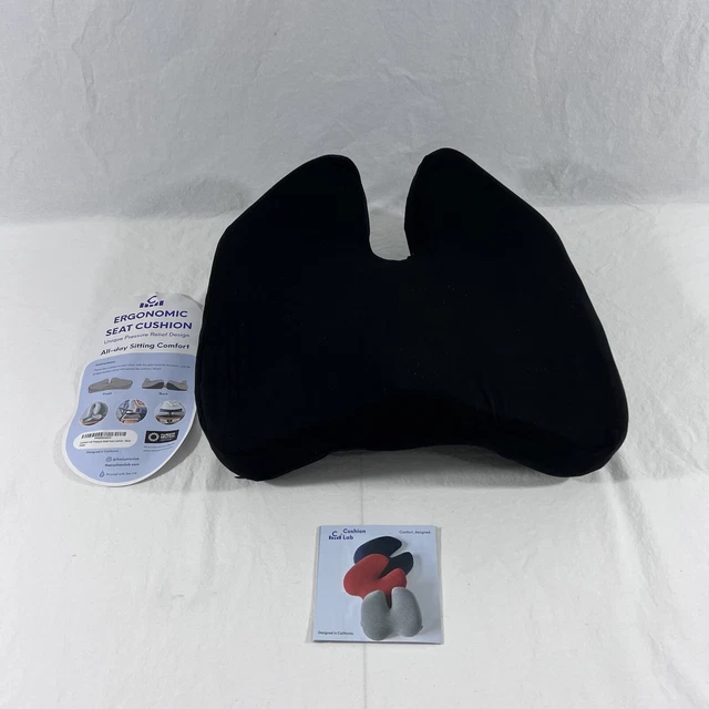 Cojín de laboratorio de alivio de presión cojín cojín espuma viscoelástica extra densa - negro