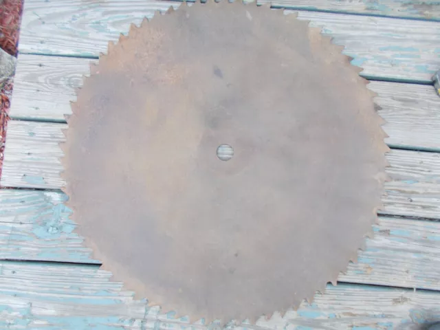 Lg Sawmill Buzz Saw Blade 27 " Diameter Solid Sawblade 1  3/8 Arbor Hole