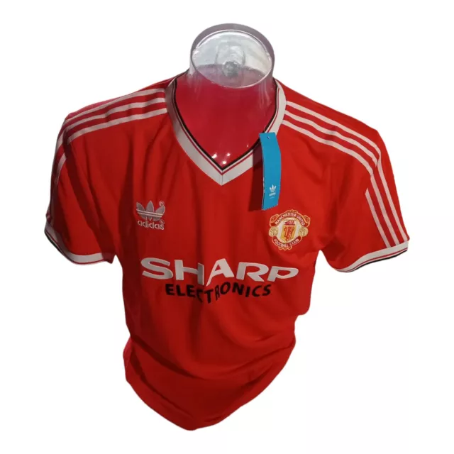 Maglietta Da Calcio Vintage MANCHESTER UNITED - ADIDAS