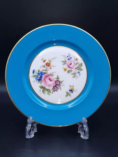 Lynton Porcelain Company 'Derby Rose' Hand Painted Side Plate